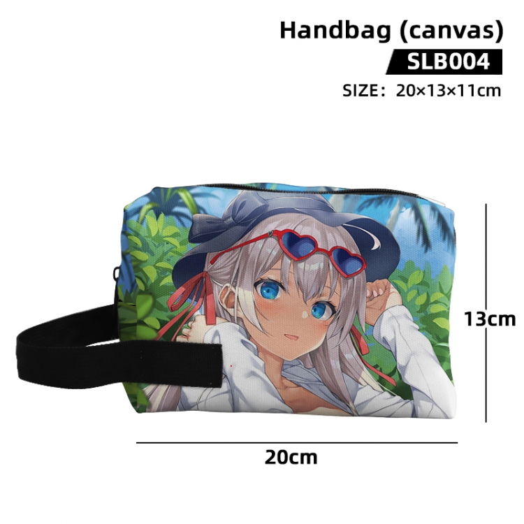 Alya Sometimes Hides Her Feelings in Russian Anime canvas hand-held makeup bag 20x13x11cm