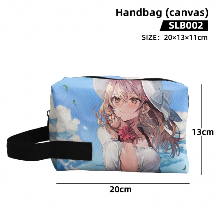 Alya Sometimes Hides Her Feelings in Russian Anime canvas hand-held makeup bag 20x13x11cm