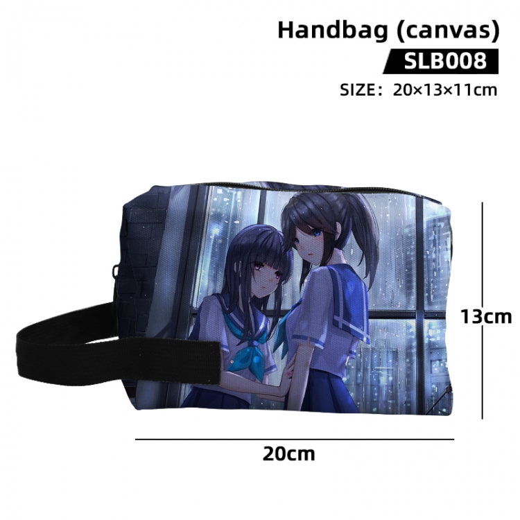 Sound! Euphonium Anime canvas hand-held makeup bag 20x13x11cm