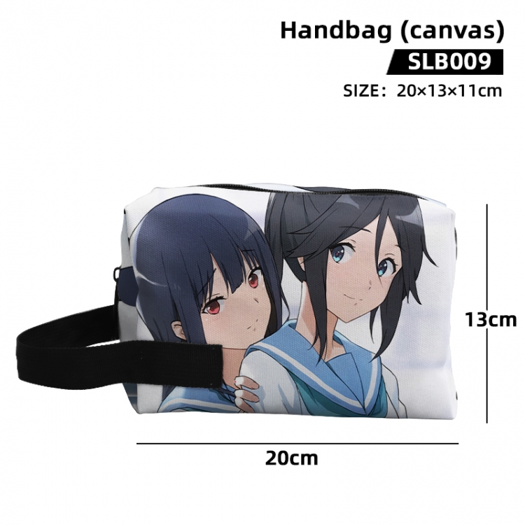 Sound! Euphonium Anime canvas hand-held makeup bag 20x13x11cm