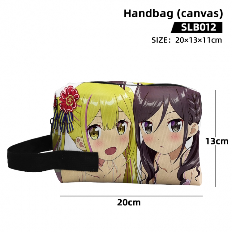 Henjin no Salad Bowl Anime canvas hand-held makeup bag 20x13x11cm