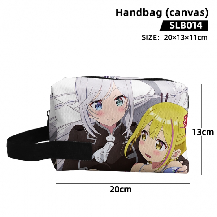 Henjin no Salad Bowl Anime canvas hand-held makeup bag 20x13x11cm