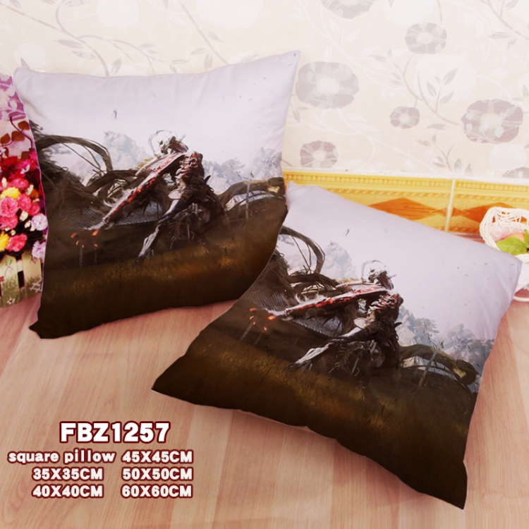 Black Myth Wukong Anime square full-color pillow cushion 45X45CM NO FILLING 