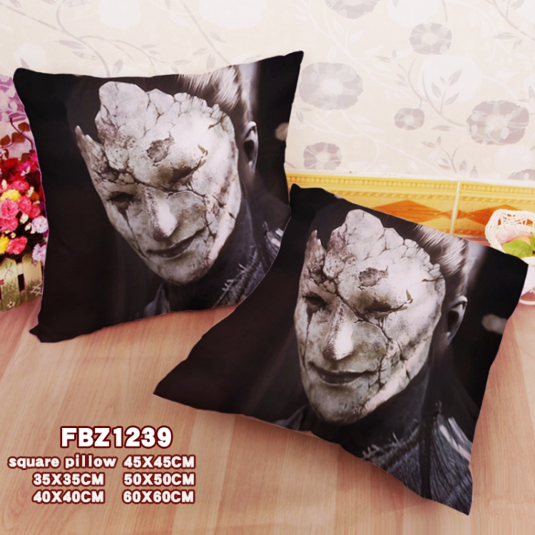 Black Myth Wukong Anime square full-color pillow cushion 45X45CM NO FILLING 