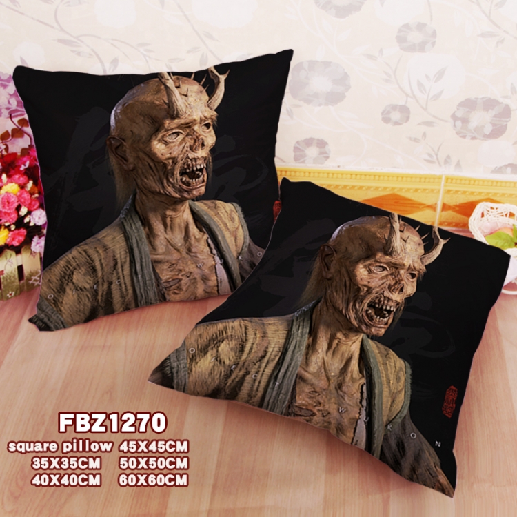 Black Myth Wukong Anime square full-color pillow cushion 45X45CM NO FILLING 