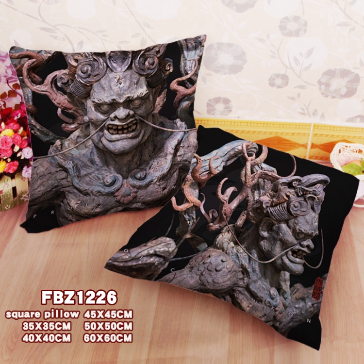 Black Myth Wukong Anime square full-color pillow cushion 45X45CM NO FILLING 