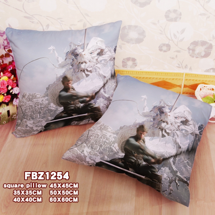 Black Myth Wukong Anime square full-color pillow cushion 45X45CM NO FILLING 