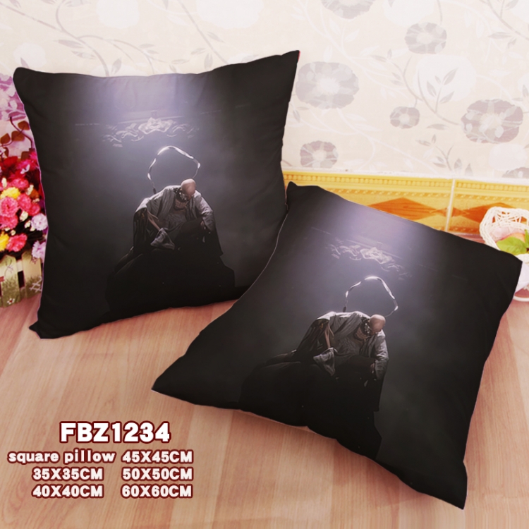 Black Myth Wukong Anime square full-color pillow cushion 45X45CM NO FILLING 