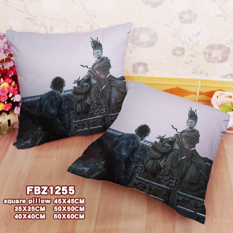 Black Myth Wukong Anime square full-color pillow cushion 45X45CM NO FILLING 