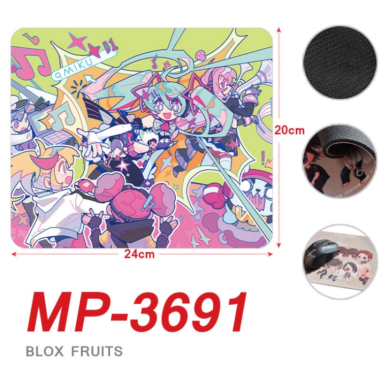 Hatsune Miku Anime Full Color Printing Mouse Pad Unlocked 20X24cm price for 5 pcs