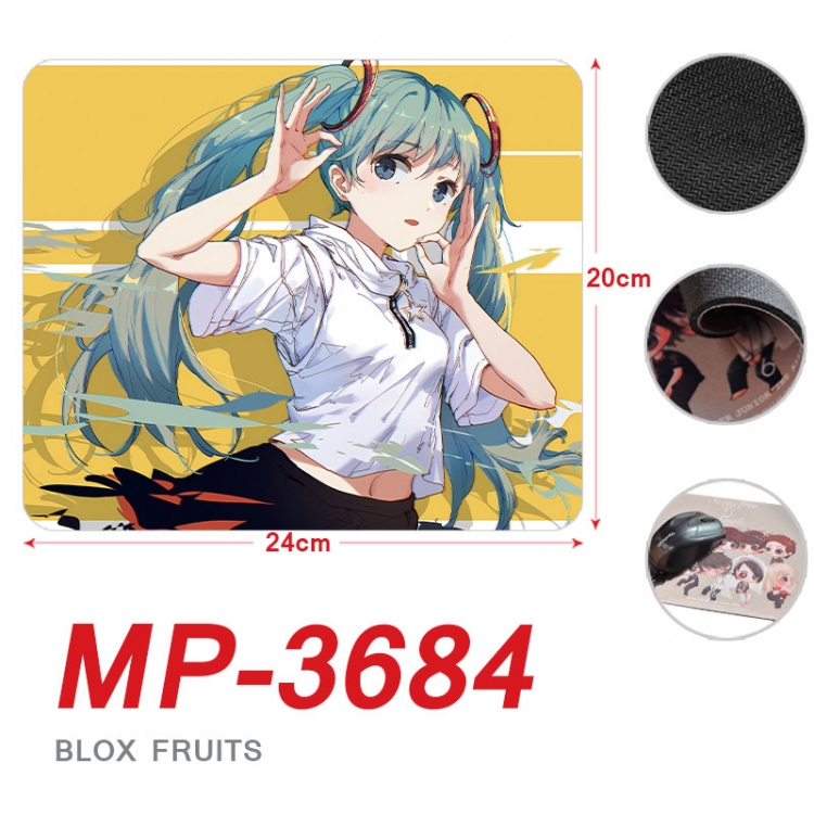 Hatsune Miku Anime Full Color Printing Mouse Pad Unlocked 20X24cm price for 5 pcs