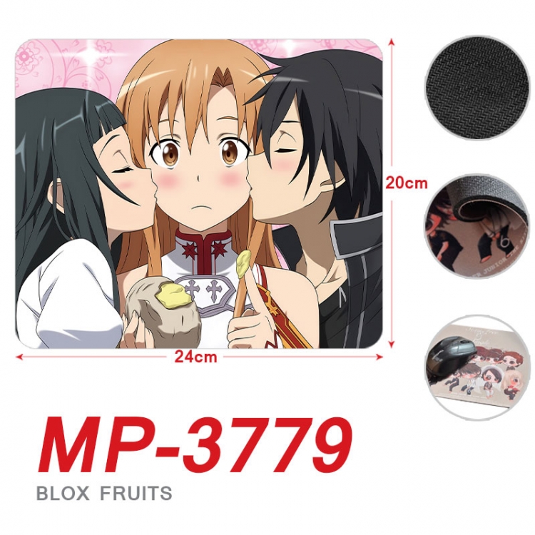 Sword Art Online Anime Full Color Printing Mouse Pad Unlocked 20X24cm price for 5 pcs