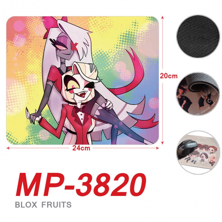 Hazbin Hotel Anime Full Color Printing Mouse Pad Unlocked 20X24cm price for 5 pcs  mp-3820