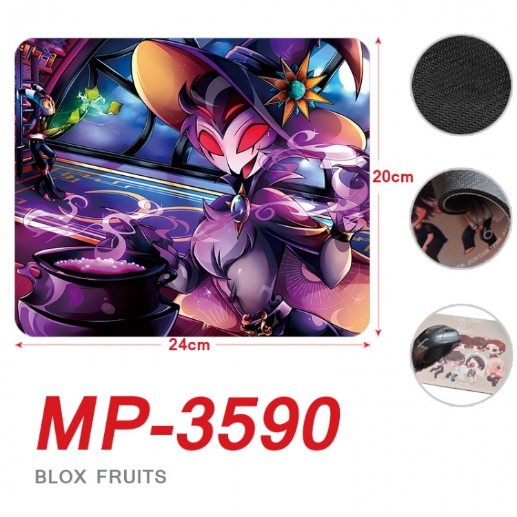 Hazbin Hotel Anime Full Color Printing Mouse Pad Unlocked 20X24cm price for 5 pcs  mp-3590