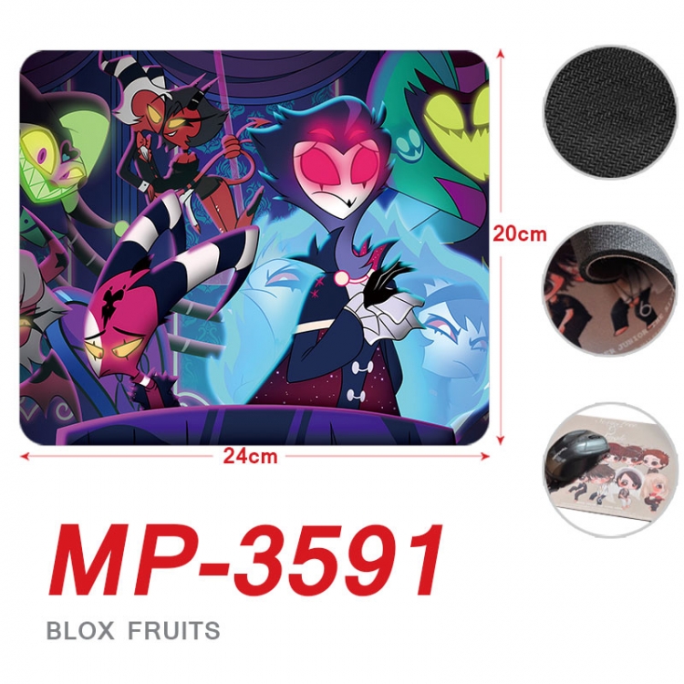 Hazbin Hotel Anime Full Color Printing Mouse Pad Unlocked 20X24cm price for 5 pcs mp-3591