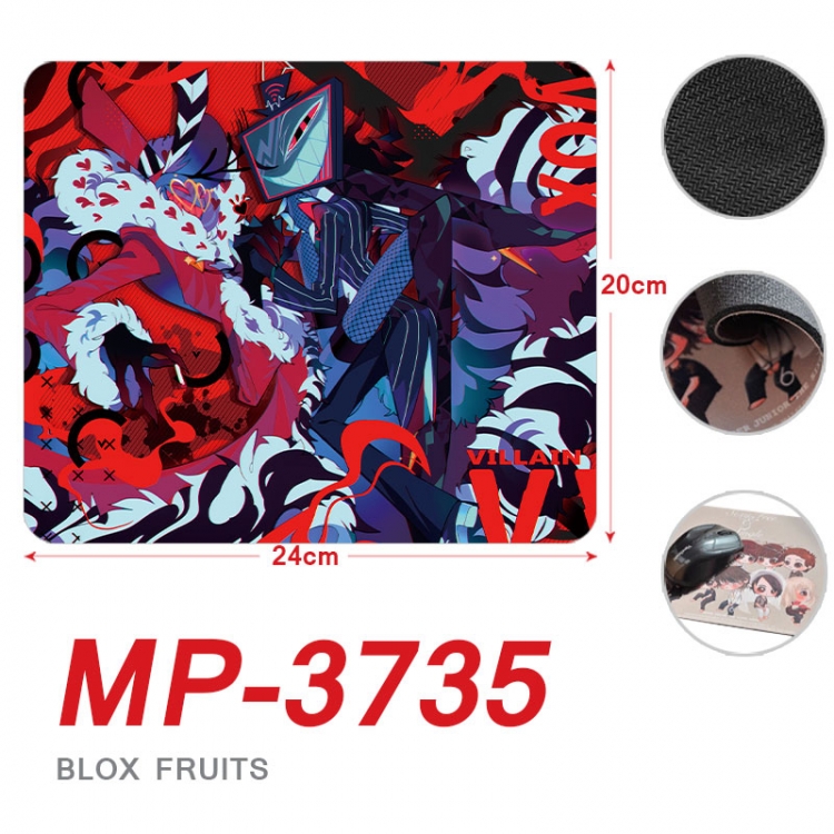 Hazbin Hotel Anime Full Color Printing Mouse Pad Unlocked 20X24cm price for 5 pcs mp-3735