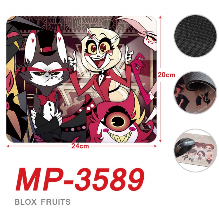 Hazbin Hotel Anime Full Color Printing Mouse Pad Unlocked 20X24cm price for 5 pcs mp-3589