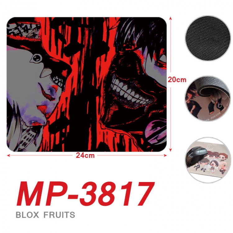 Tokyo Ghoul Anime Full Color Printing Mouse Pad Unlocked 20X24cm price for 5 pcs  mp-3817