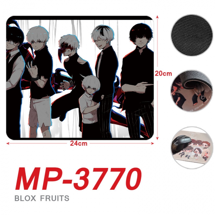 Tokyo Ghoul Anime Full Color Printing Mouse Pad Unlocked 20X24cm price for 5 pcs mp-3770