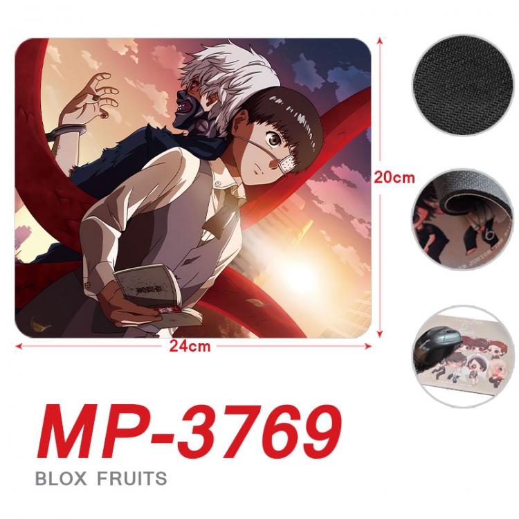 Tokyo Ghoul Anime Full Color Printing Mouse Pad Unlocked 20X24cm price for 5 pcs  mp-3769