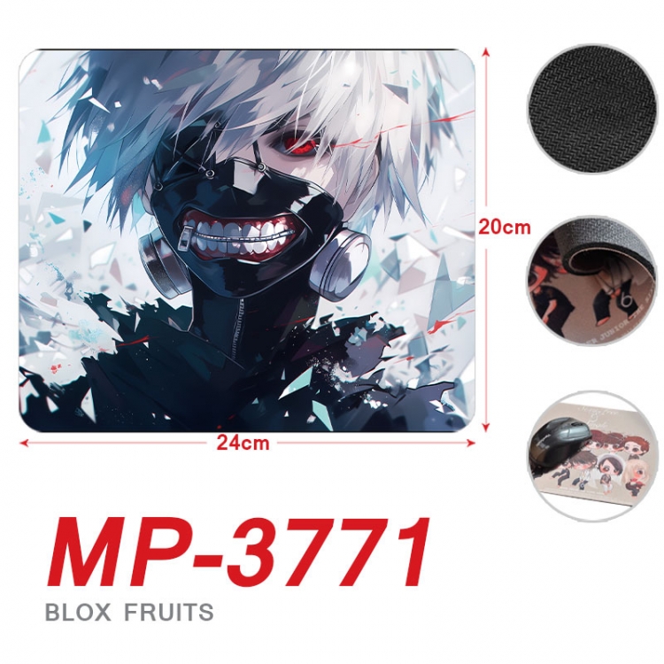 Tokyo Ghoul Anime Full Color Printing Mouse Pad Unlocked 20X24cm price for 5 pcs  mp-3771