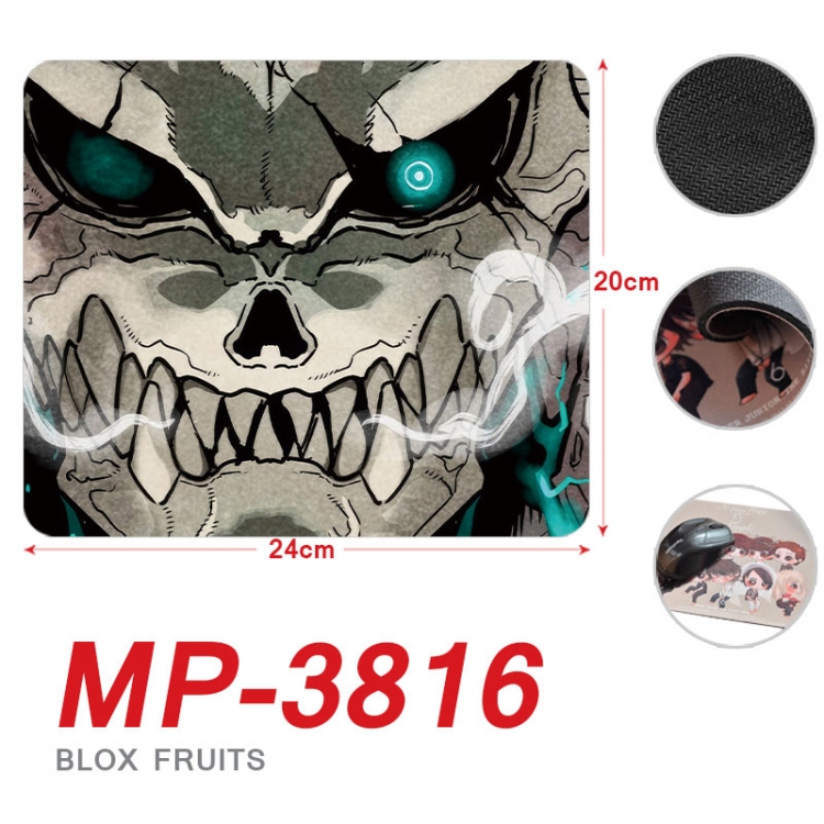 KAIJU NUMBER EIGHT Anime Full Color Printing Mouse Pad Unlocked 20X24cm price for 5 pcs mp-3816