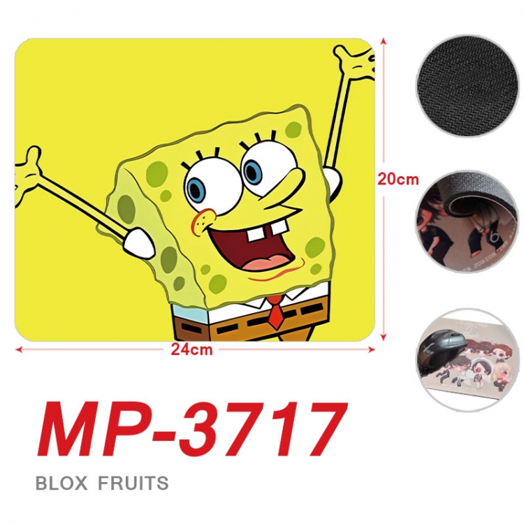 SpongeBob Anime Full Color Printing Mouse Pad Unlocked 20X24cm price for 5 pcs  mp-3717