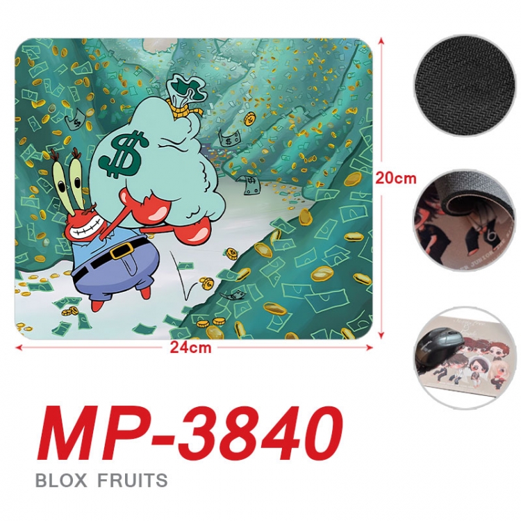 SpongeBob Anime Full Color Printing Mouse Pad Unlocked 20X24cm price for 5 pcs  mp-3840