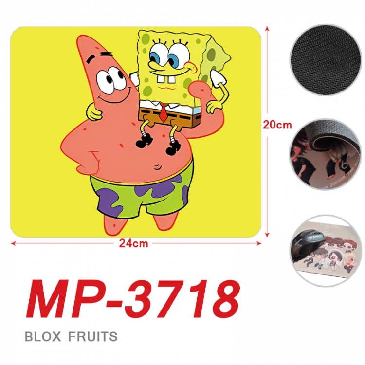 SpongeBob Anime Full Color Printing Mouse Pad Unlocked 20X24cm price for 5 pcs  mp-3718