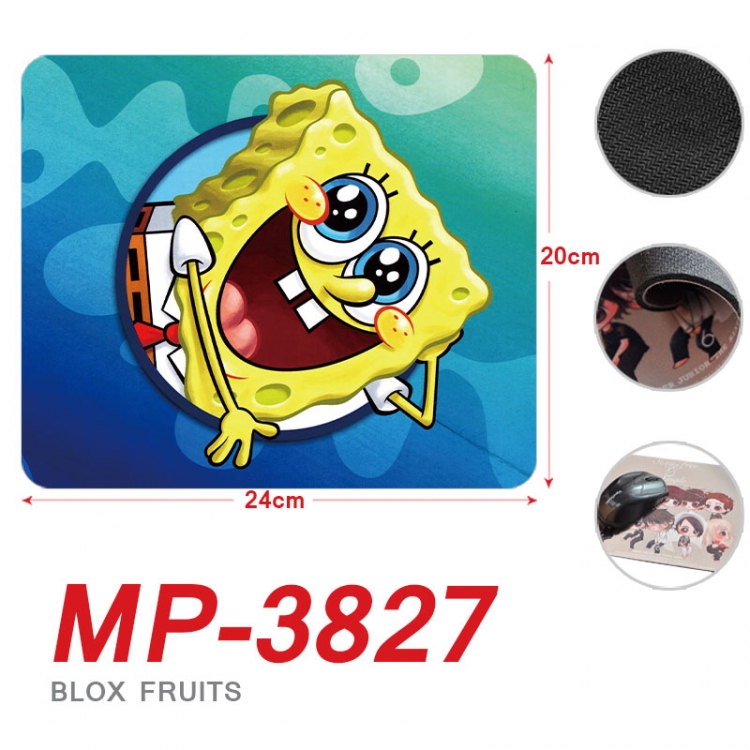 SpongeBob Anime Full Color Printing Mouse Pad Unlocked 20X24cm price for 5 pcs mp-3827