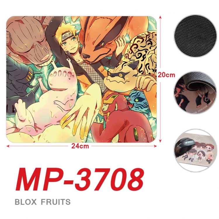 Naruto Anime Full Color Printing Mouse Pad Unlocked 20X24cm price for 5 pcs  mp-3708