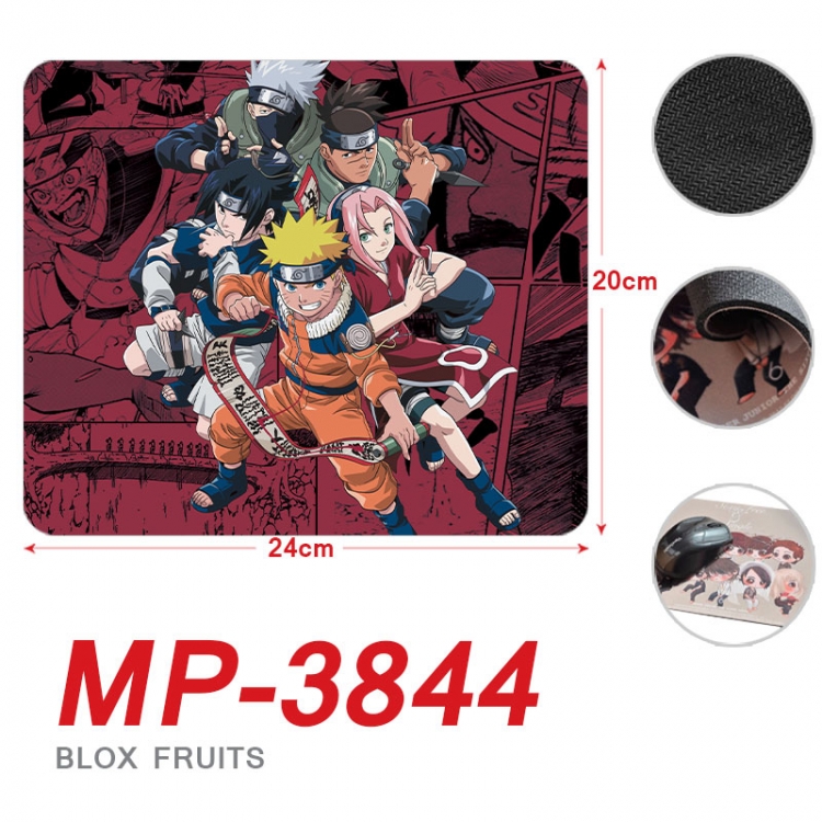 Naruto Anime Full Color Printing Mouse Pad Unlocked 20X24cm price for 5 pcs mp-3844