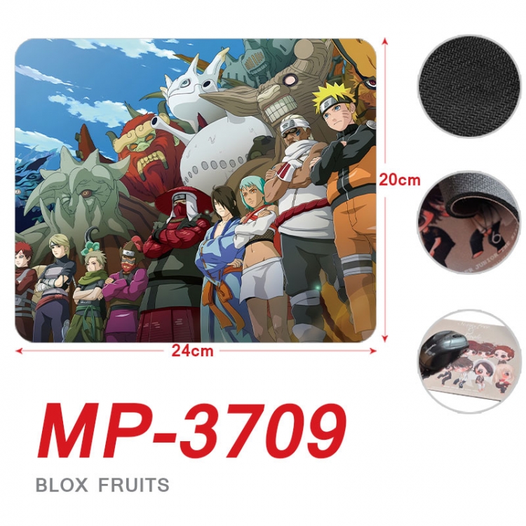 Naruto Anime Full Color Printing Mouse Pad Unlocked 20X24cm price for 5 pcs mp-3709