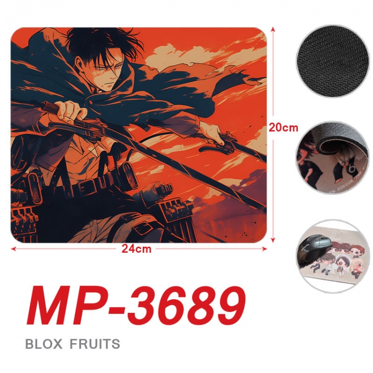 Shingeki no Kyojin Anime Full Color Printing Mouse Pad Unlocked 20X24cm price for 5 pcs  mp-3689