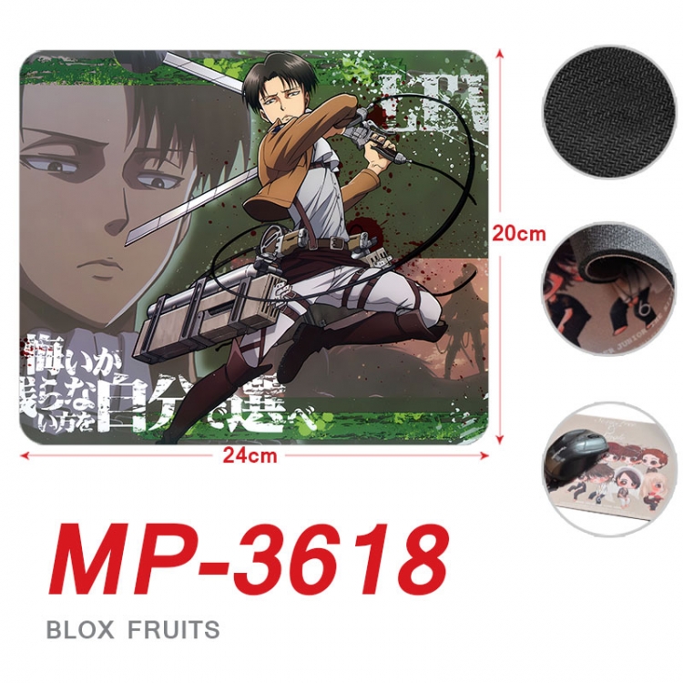 Shingeki no Kyojin Anime Full Color Printing Mouse Pad Unlocked 20X24cm price for 5 pcs  mp-3618