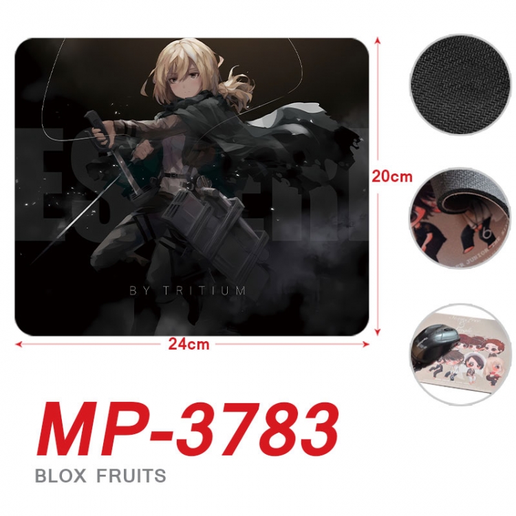 Shingeki no Kyojin Anime Full Color Printing Mouse Pad Unlocked 20X24cm price for 5 pcs mp-3783