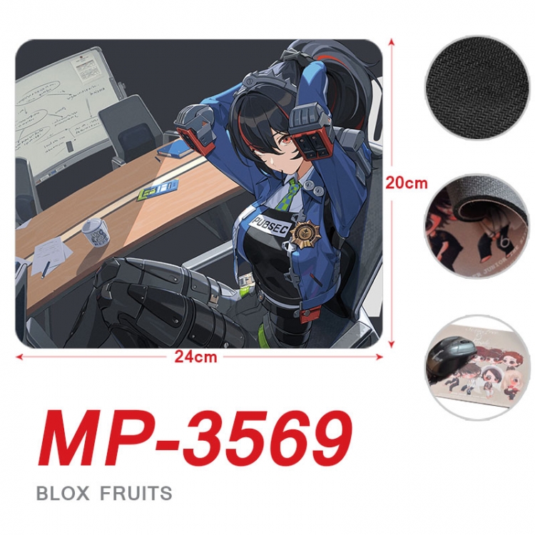 Zenless Zone Zero Anime Full Color Printing Mouse Pad Unlocked 20X24cm price for 5 pcs mp-3569