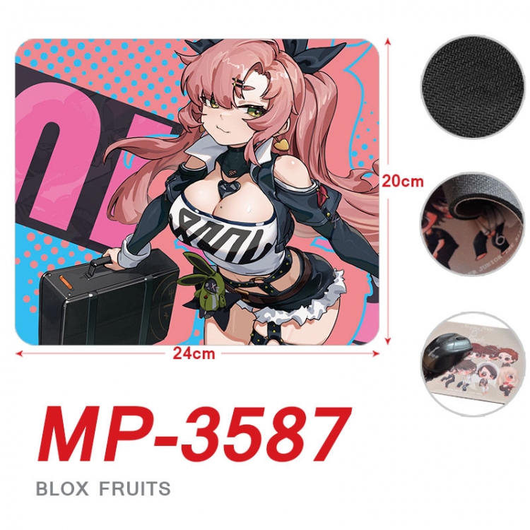 Zenless Zone Zero Anime Full Color Printing Mouse Pad Unlocked 20X24cm price for 5 pcs  mp-3587