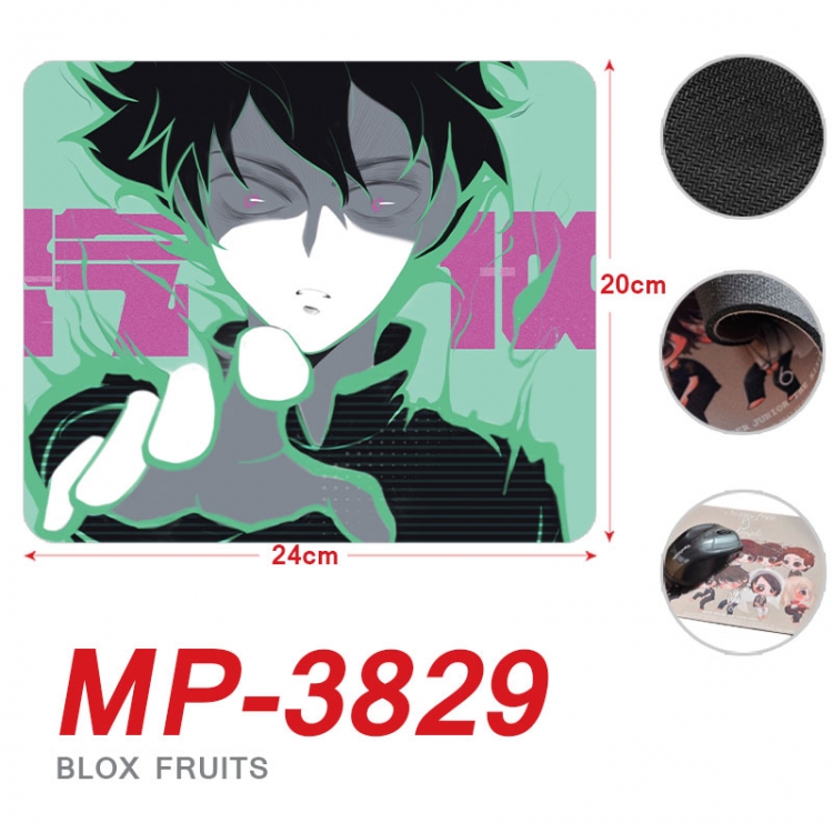 Mob Psycho 100 Anime Full Color Printing Mouse Pad Unlocked 20X24cm price for 5 pcs  mp-3829