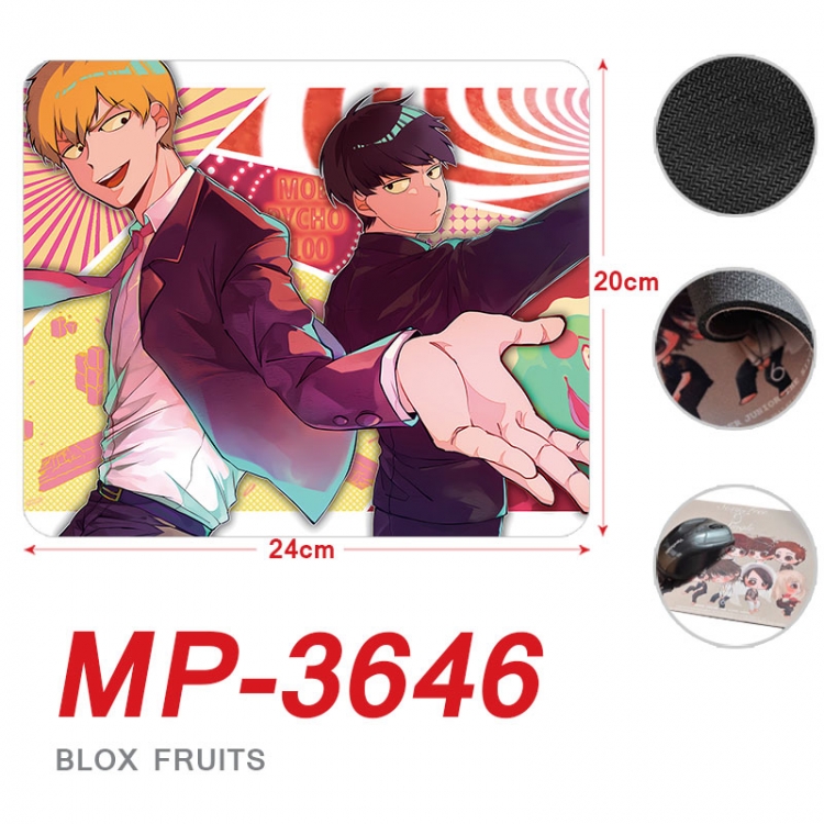 Mob Psycho 100 Anime Full Color Printing Mouse Pad Unlocked 20X24cm price for 5 pcs mp-3646