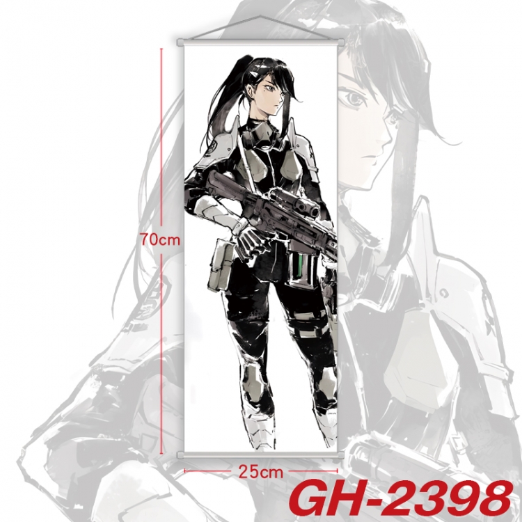 KAIJU NUMBER EIGHT Plastic Rod Cloth Small Hanging Canvas Painting Wall Scroll 25x70cm price for 5 pcs  GH-2398