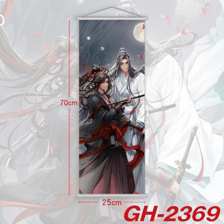 The wizard of the de Plastic Rod Cloth Small Hanging Canvas Painting Wall Scroll 25x70cm price for 5 pcs GH-2469