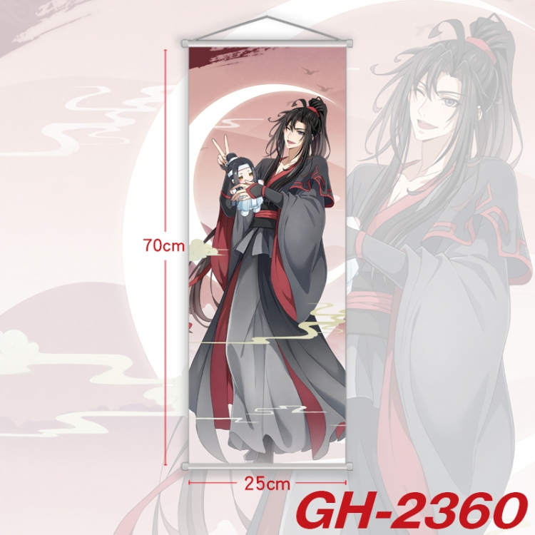 The wizard of the de Plastic Rod Cloth Small Hanging Canvas Painting Wall Scroll 25x70cm price for 5 pcs  GH-2460