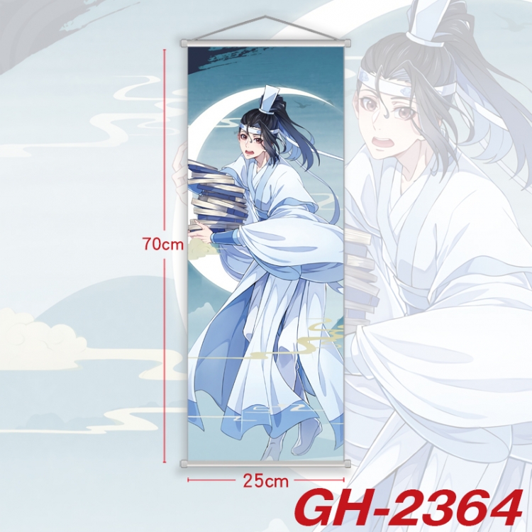 The wizard of the de Plastic Rod Cloth Small Hanging Canvas Painting Wall Scroll 25x70cm price for 5 pcs GH-2464