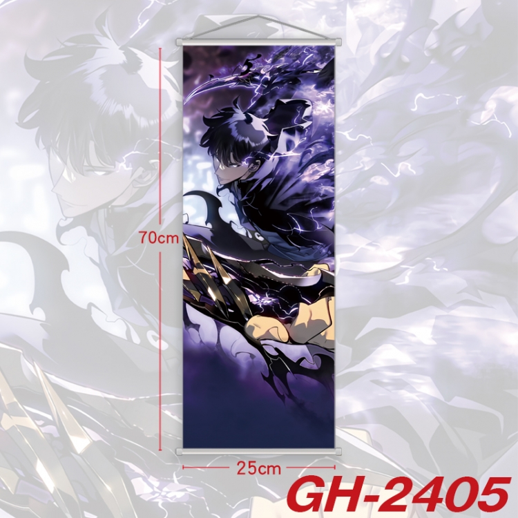 Solo Leveling:Arise Plastic Rod Cloth Small Hanging Canvas Painting Wall Scroll 25x70cm price for 5 pcs GH-2405