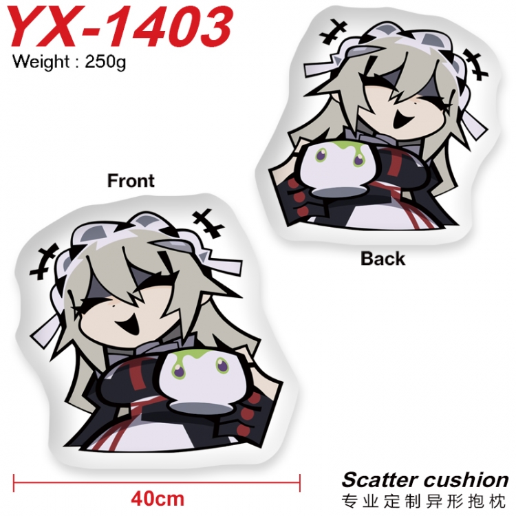 Zenless Zone Zero Anime Alien Double sided Printed Pillow 40cm  YX-1403