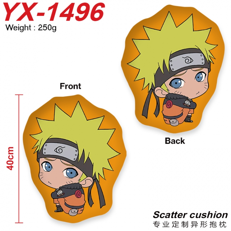 Naruto Anime Alien Double sided Printed Pillow 40cm