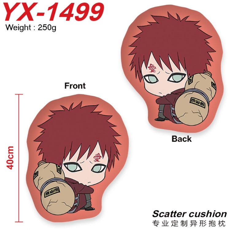 Naruto Anime Alien Double sided Printed Pillow 40cm