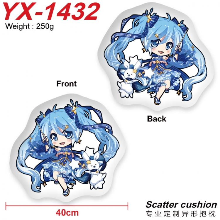 Hatsune Miku Anime Alien Double sided Printed Pillow 40cm