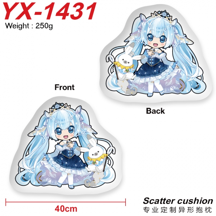 Hatsune Miku Anime Alien Double sided Printed Pillow 40cm